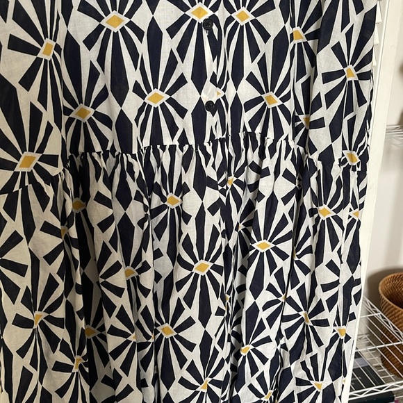 ZARA COTTON MIDI DRESS - Picture 6 of 8